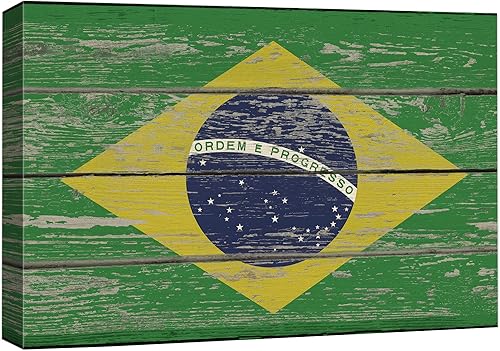 Miniatura 46 de wall26 Lienzo impreso arte de pared, bandera británica del Reino Unido en paneles de madera retro vintage, cultura pop, cultura, arte digital, arte