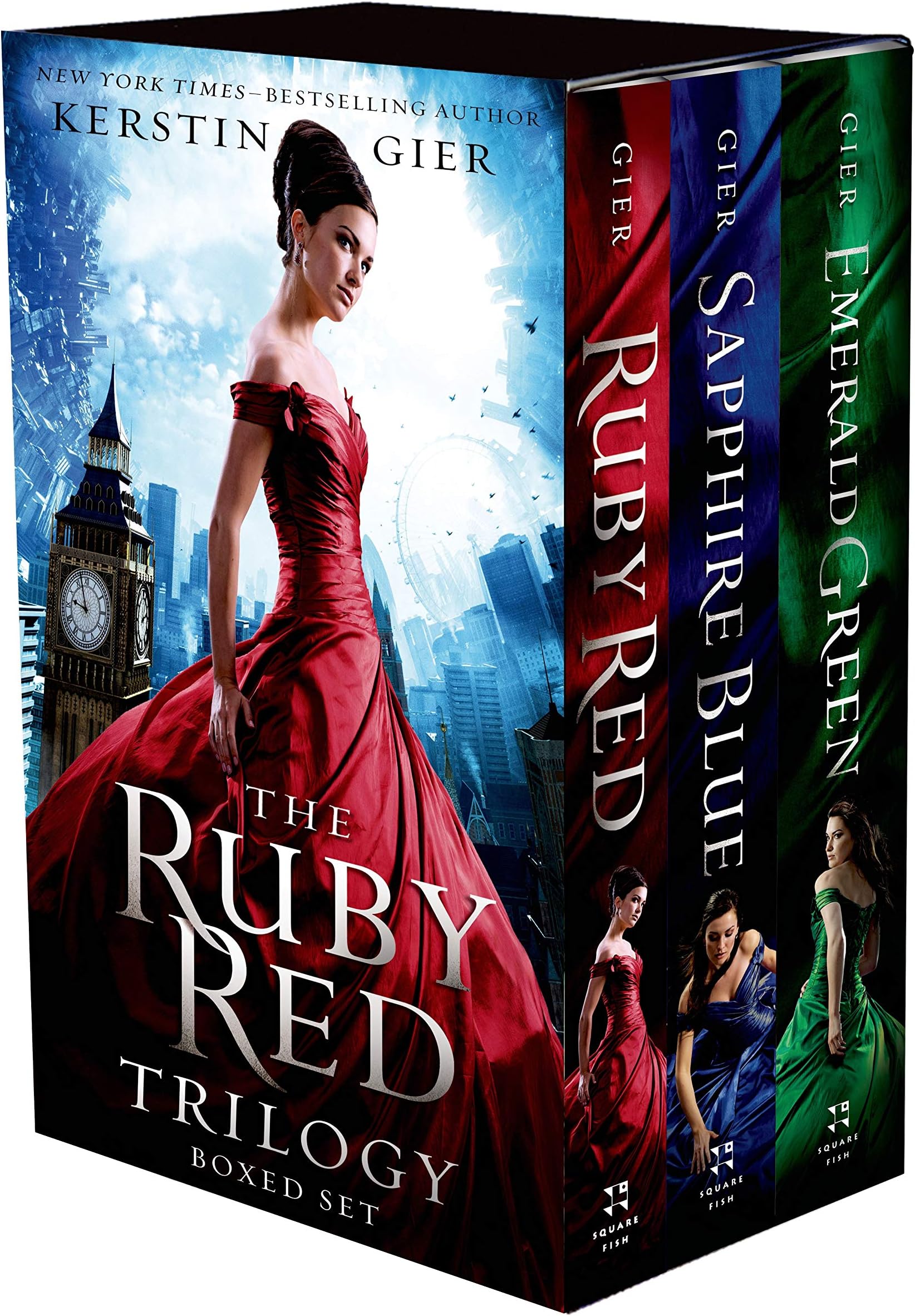 The Ruby Red Trilogy Boxed Set: Ruby Red, Sapphire Blue, Emerald Green