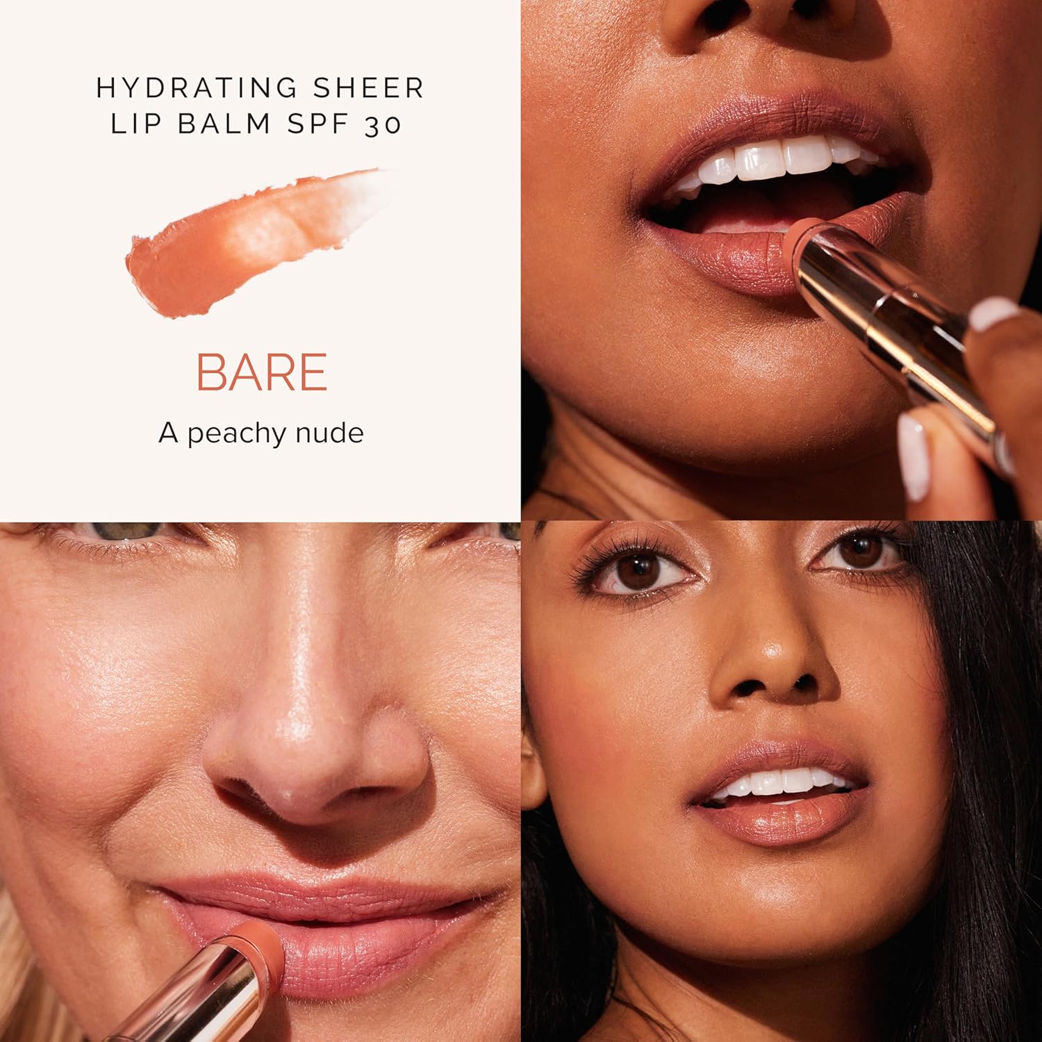 MDSolarSciences Tinted Sheer Lip Balm SPF 30 | Hydrating Lip Sunscreen | Shea Butter, Jojoba & Avocado Oils | Moisturizing, Vegan, & Clean| 0.15 oz, Bare - Image 6