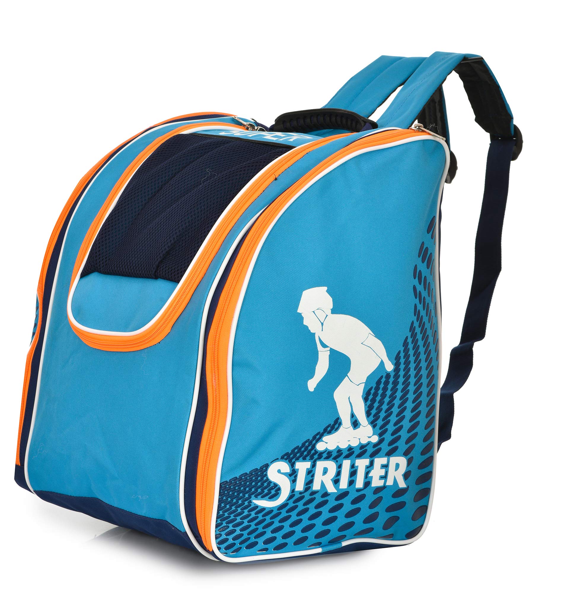Striter Skates Kit Inline Waterproof Heavy Duty Bag for Safety Kit/Helmet (Colors May Vary) (Without Skates) (Light Blue)