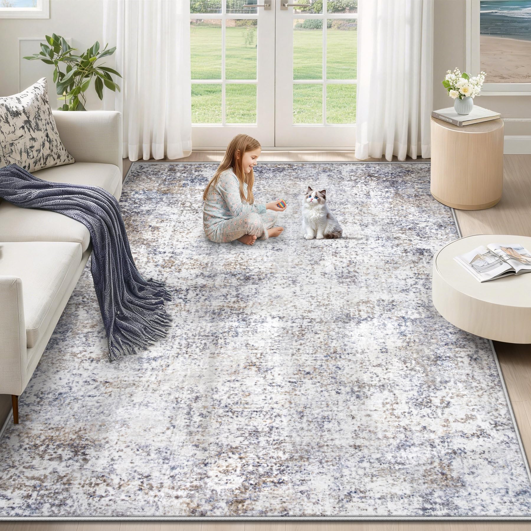 XLUEZ 5x7 Area Rug