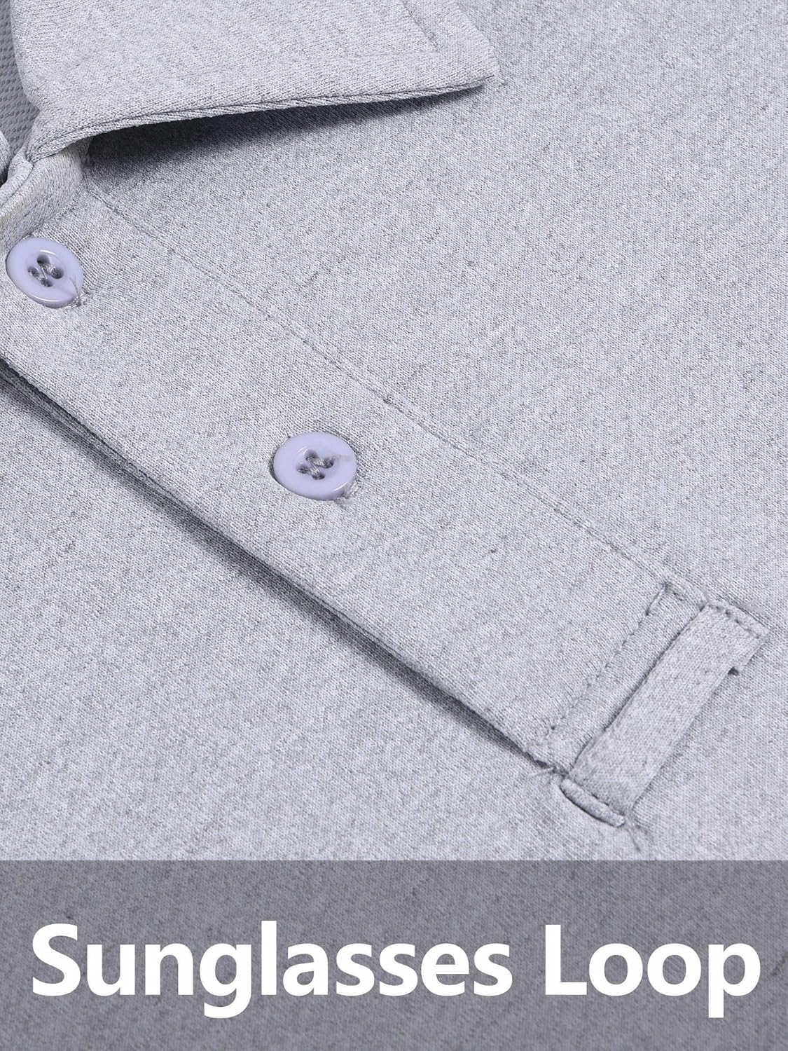 Lexiart Men's Golf Shirts Short Sleeve Loose Fit Moisture Wicking Polo Summer Fashion Casual M-3XL - Image 4