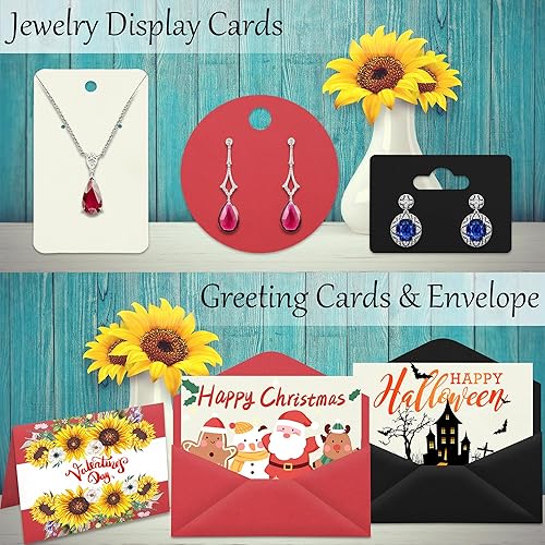 Miniatura 4 de 25 hojas de papel de cartulina crema de 8.5 x 11 pulgadas, papel grueso de 92 libras para álbumes de recortes, invitaciones, impresión y tarjetas de