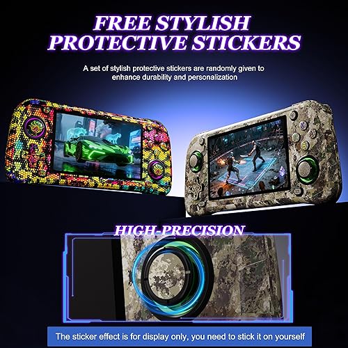 Miniatura 2 de Consola de juegos portátil retro G28  Más de 30,000 juegos retro precargados, pantalla IPS de 4.3 pulgadas, 64 GB expandible, consola de juegos