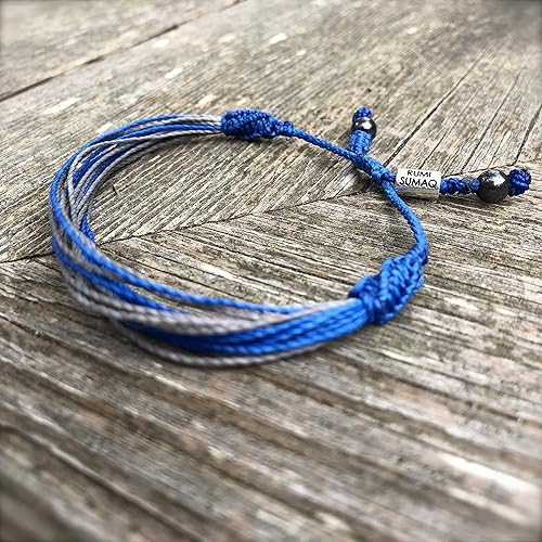 Miniatura 174 de White Awareness Bracelet Custom Sized for Men Women and Kids - Lung Cancer, Blindness, Bone Disease, Osteoporosis, Postpartum Depression