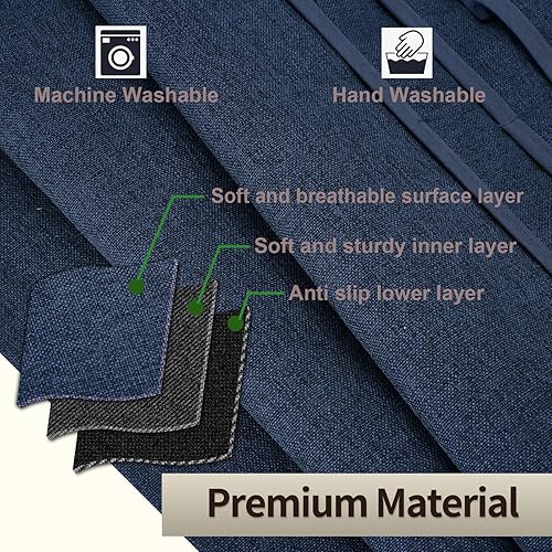 Miniatura 4 de Soporte de control remoto para sillón reclinable, organizador antideslizante con 5 bolsillos para revista, tableta, teléfono, iPad