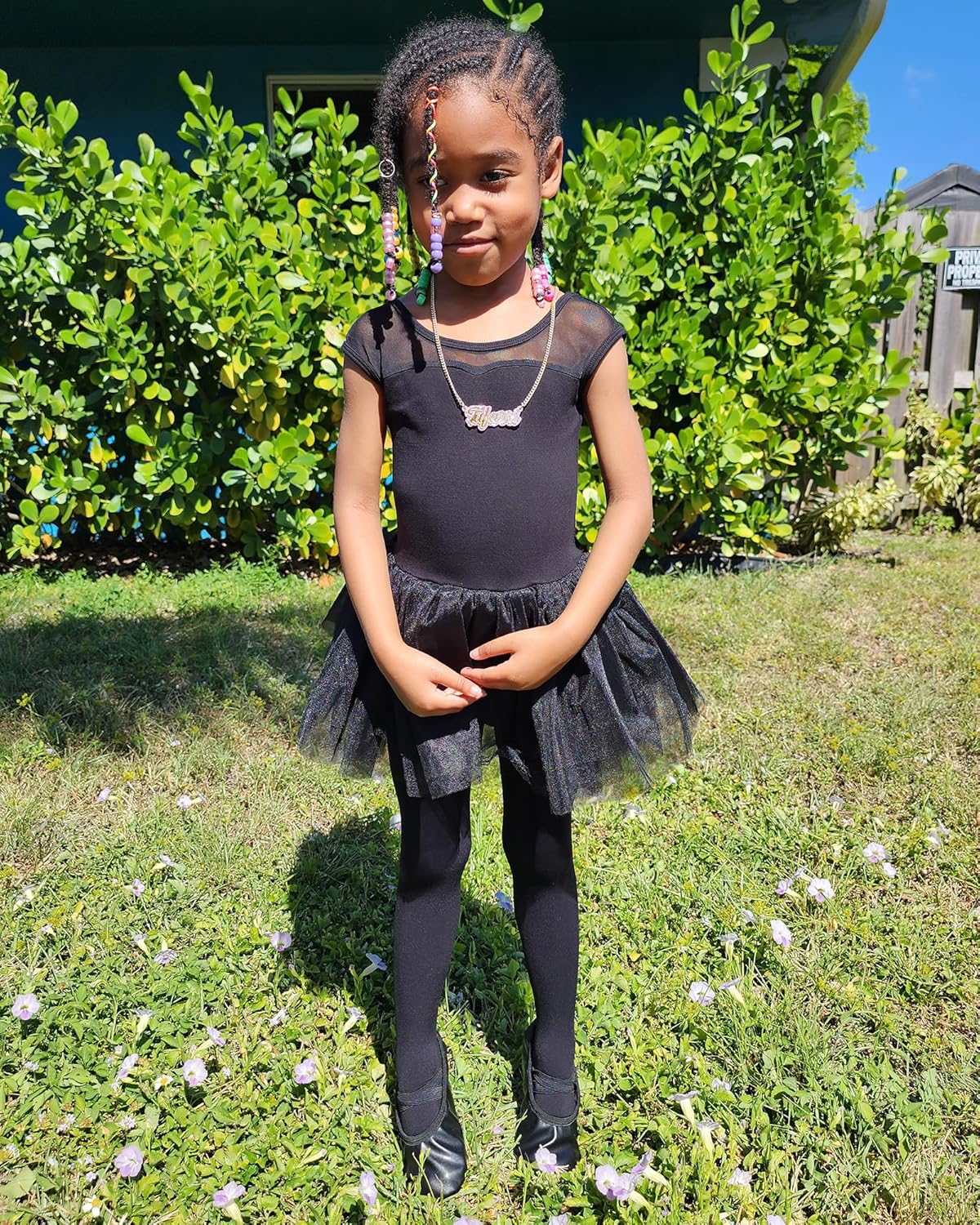 Stelle Ballet Leotards for Girls Toddler Leotard with Tutu Skirt Dance Tutu Dress (Little/Big Kid) - Image 6