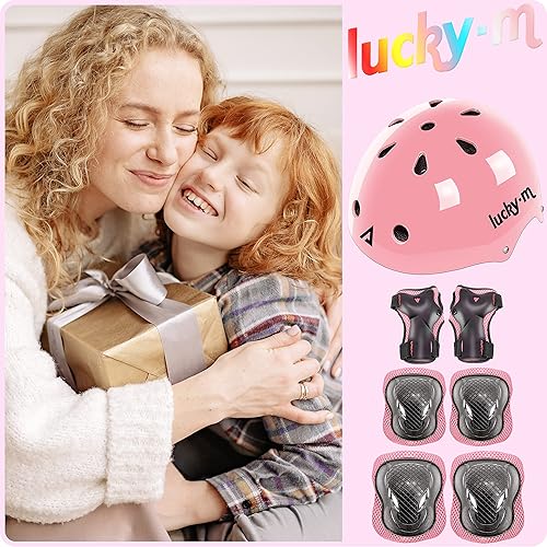 Miniatura 7 de Juego de casco y almohadillas para niños, casco de bicicleta juvenil con rodilleras, coderas, muñequeras para patineta, bicicleta, BMX, patineta,