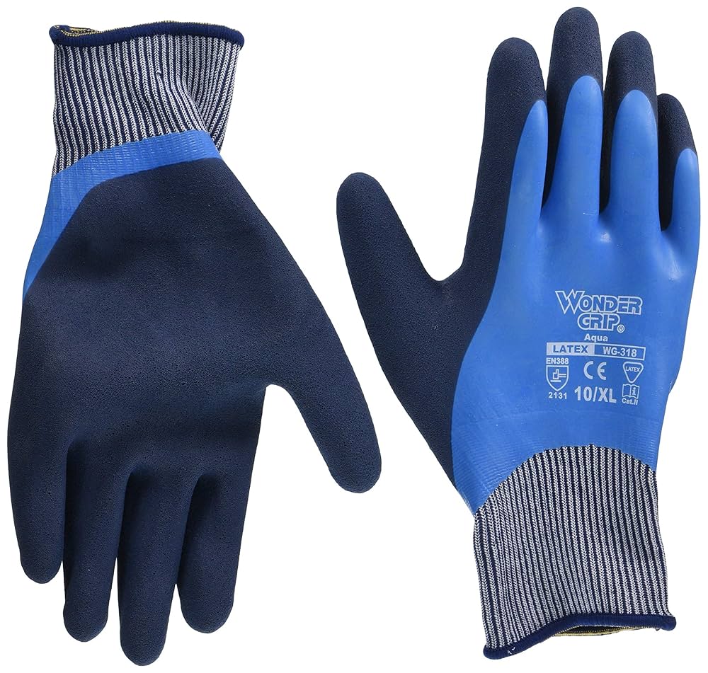 Amazon.co.jp: ユニワールド WG アクア 手袋 XLWG318 ライト