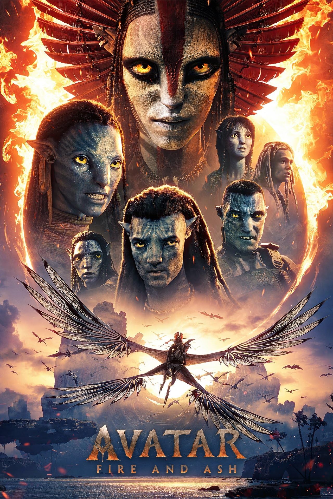 Avatar Fire and Ash Movie Poster 2025 (A2)