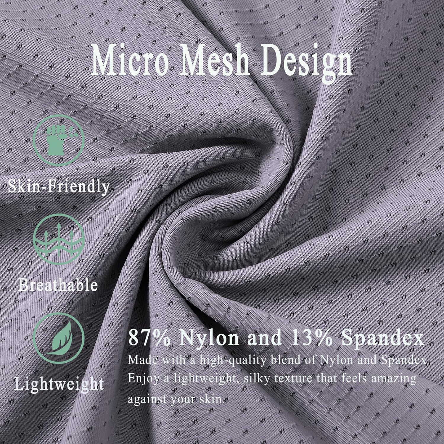 Mens Split Side Boxers Breathable Mesh Boxers for Men Sexy Workout Running shorts - Image 5