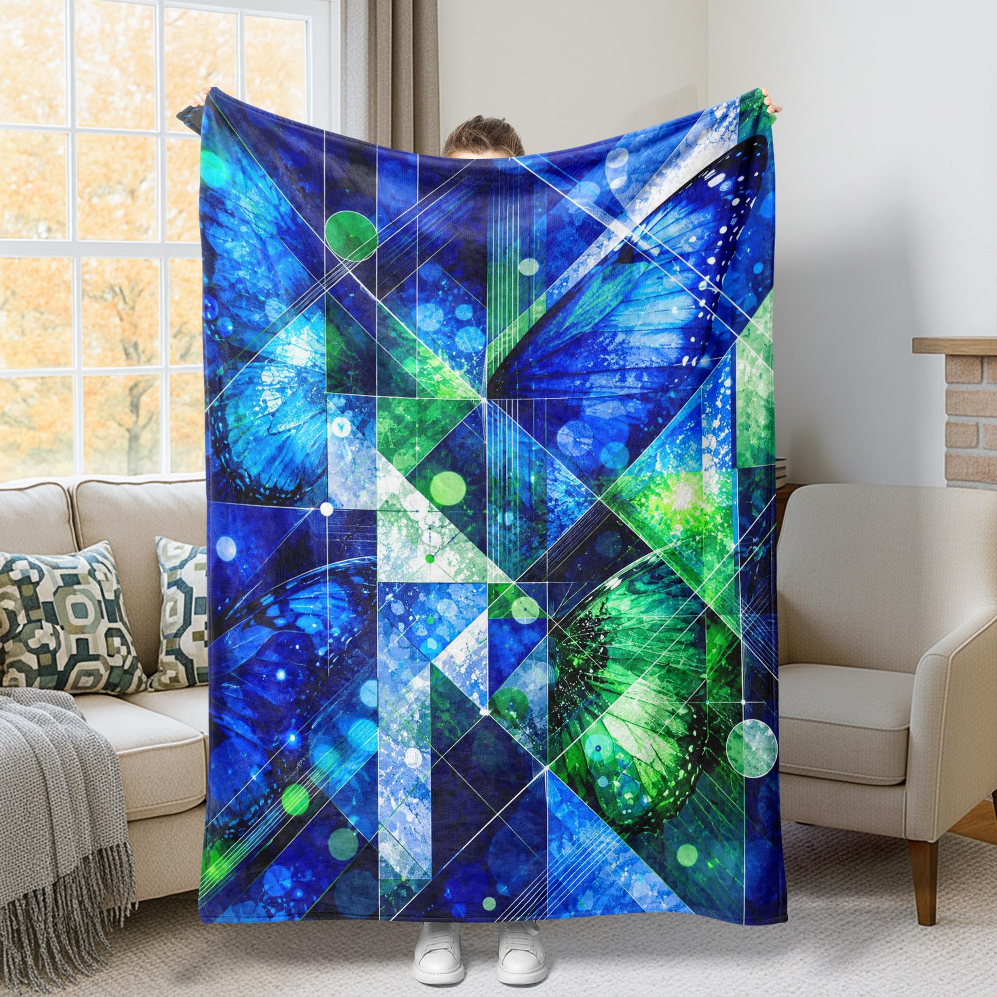 Couverture flanelle douce pour éliminer les coups de froid au bureau ou sur le lit