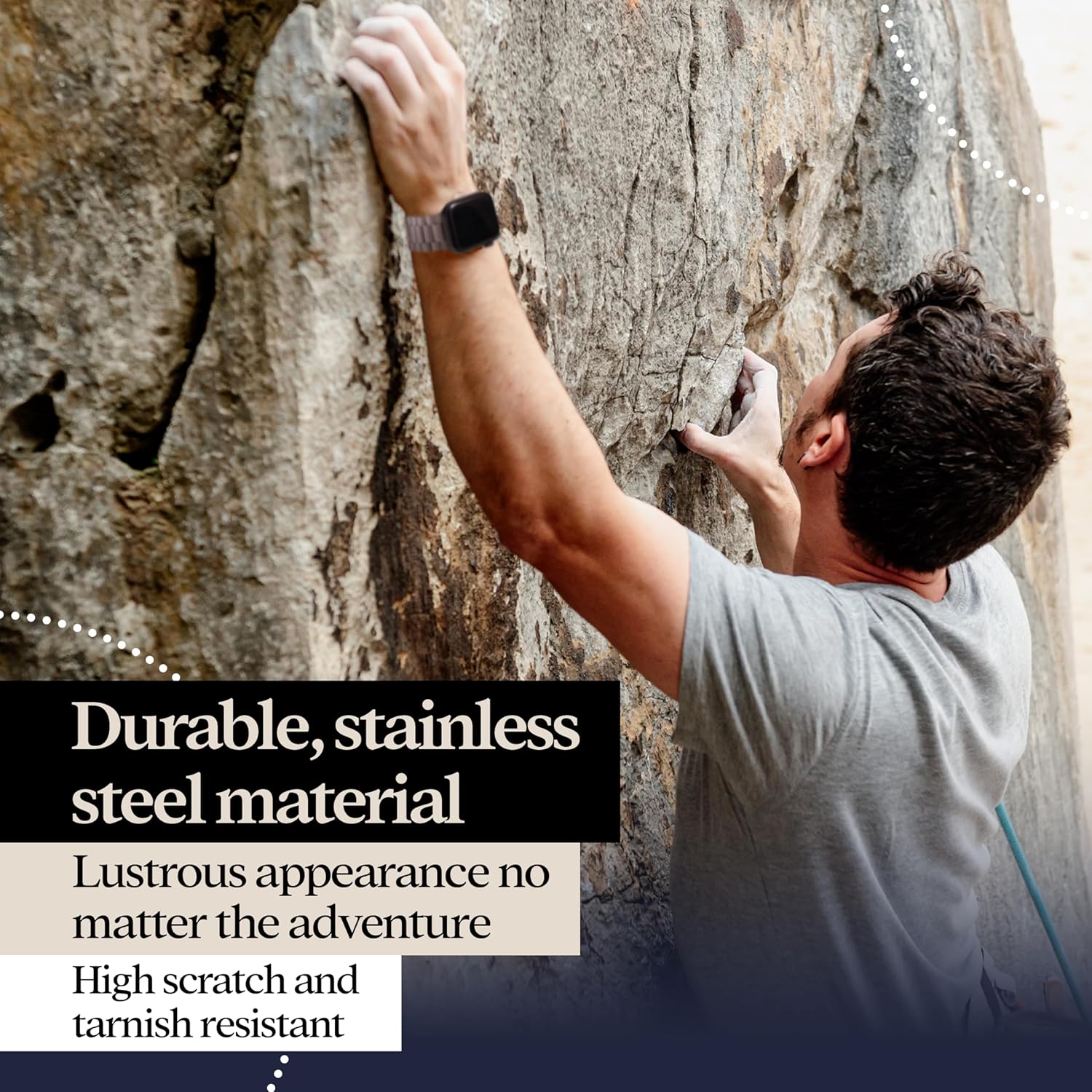 Ultra Thin Stainless Steel iWatch Band Men/Women - Compatible with Apple Watch size 38mm 40mm 41mm 42mm 44mm 45mm 49mm, Ultra/Ultra 2 series 10/8/7/6/5/4/3/2/1/SE/SE2 Luxury Replacement Metal Strap for iWatch