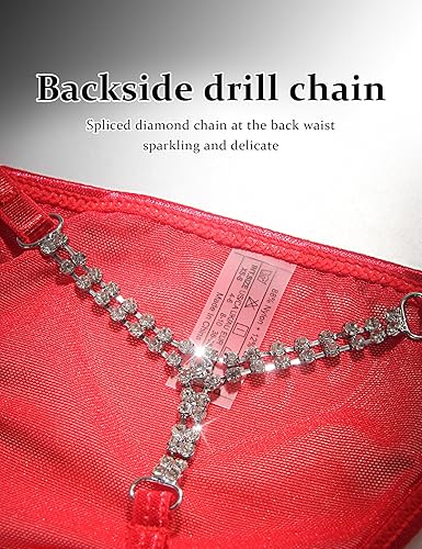 Miniatura 5 de ohyeah Tangas G String para mujer, tangas con espalda en T, ropa interior de tiro bajo, bragas de talla grande, bragas micro atrevidas XS-4XL