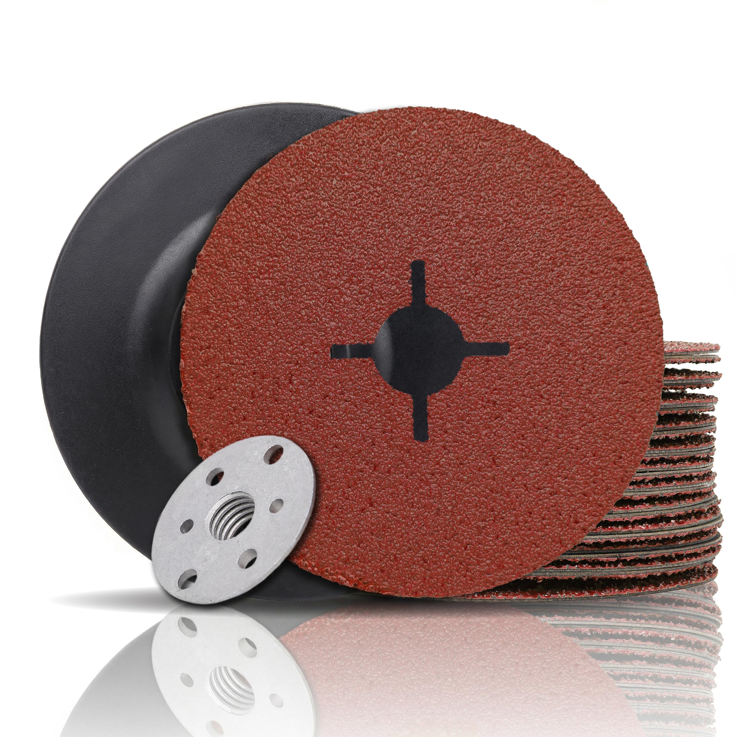 Resin Fiber Sanding Discs - 25 Pack for Angle Grinder -1 Resin Fiber Sanding Discs - 25 Pack for Angle Grinder -1