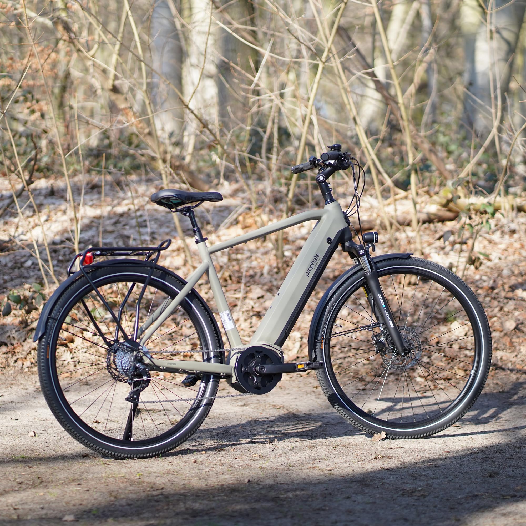 Prophete Entdecker 4.0 Trekking E-Bike 28 Zoll - 540 Wh - Integrierter Akku - Mittelmotor - 10-Gang Kettenschaltung - HDY. Scheibenbremse