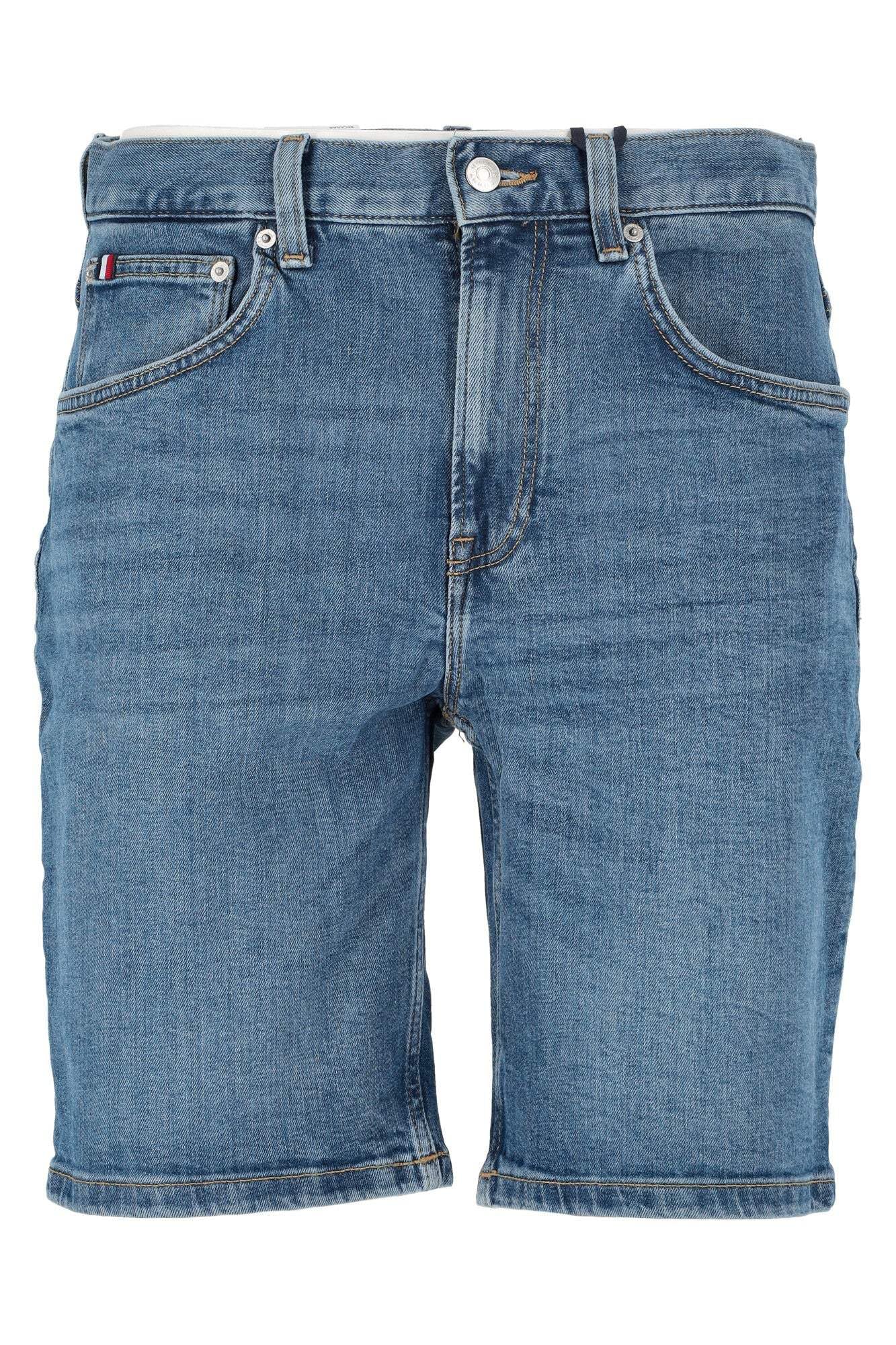 Tommy Hilfiger Herren Shorts mit 5 Taschen Brooklyn Short STR Creek Blue Mw0mw39194