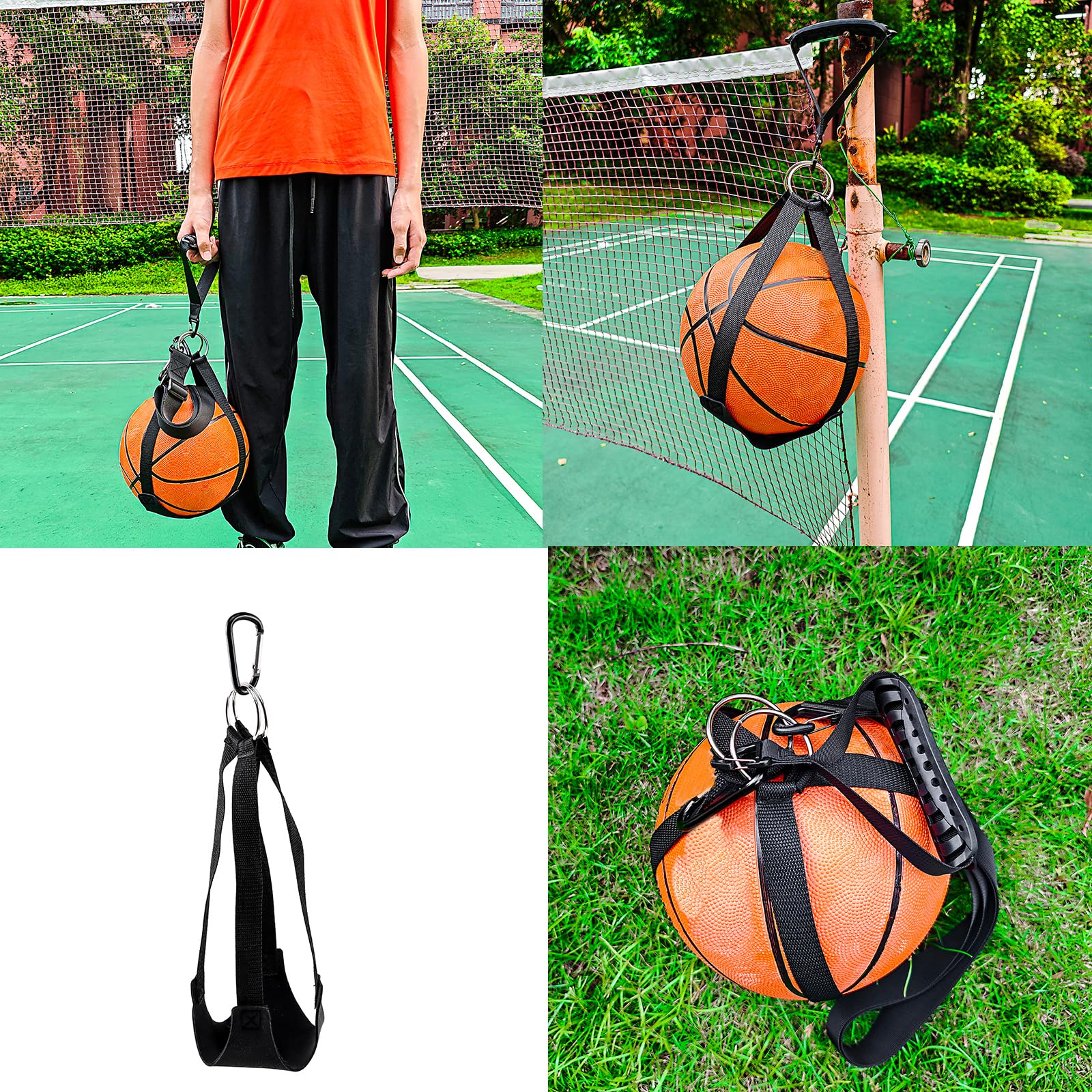 Laikoutd Soccer Basketball Holder Strap Take Along For Training Play For Outdoor Indoor Street Football Basketball Volleyball