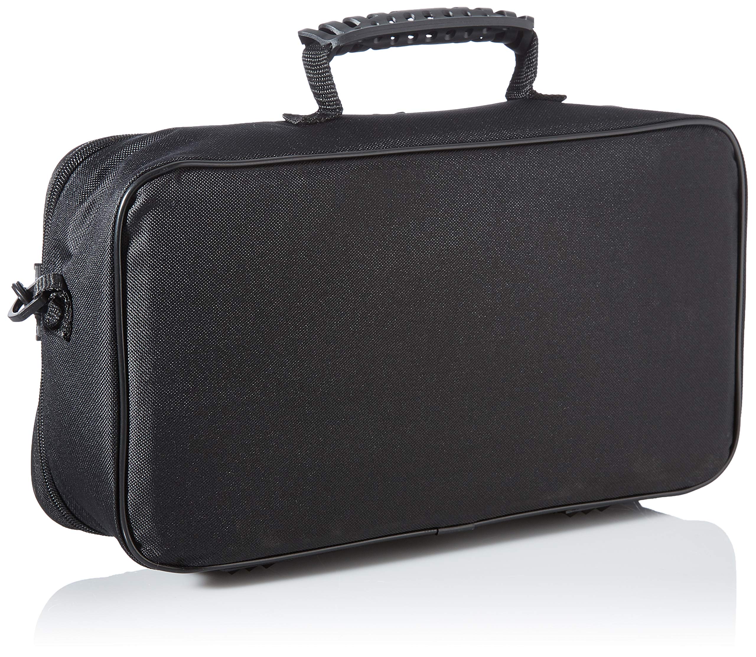 PeakTech P 7400 – Tragetasche für Oszilloskope & Messgeräte, Transporttasche mit Polsterung, Zubehörtaschen mit Klettverschluss, Schultergurt, Stabiler Handgriff – 380 x 210 x 140 mm (Schwarz)
