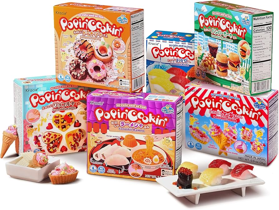 Amazon.com: Japan Crate Popin Cookin Japanese Candy Kit - 6-Pack
