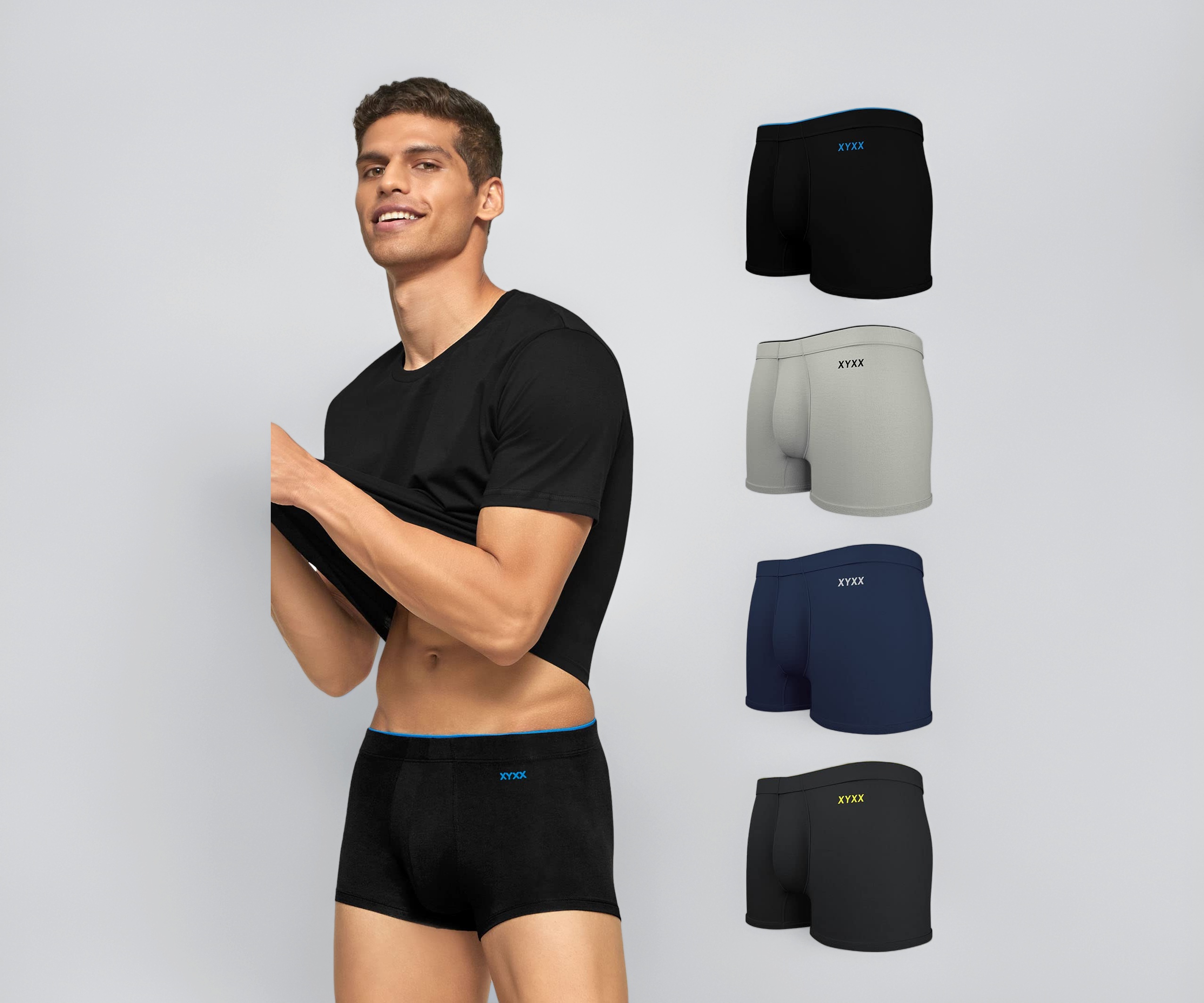 XYXX Men IntelliSoft Antimicrobial Micro Modal Uno Trunk