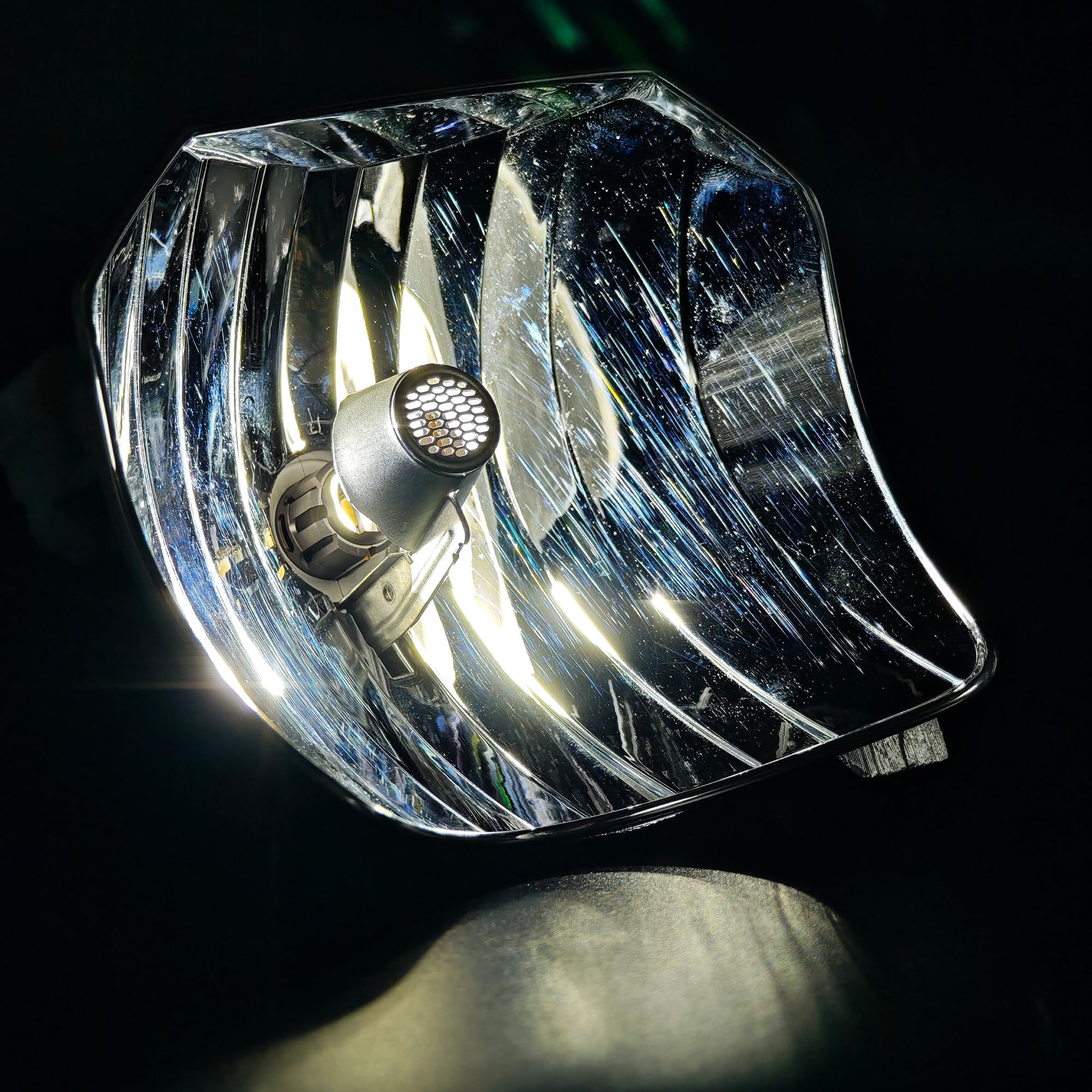 bombillas h7 led 40000lm, lámpara para faros de coche y moto, tamaño halógeno 1:1, kit de luces de 12v para luz de carretera o cruce, equivalente a 150w, 6000k blanco intenso