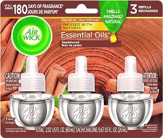 Air Wick Scented Oil Refills, Woodland Mystique, Air Freshener, 3 Count
