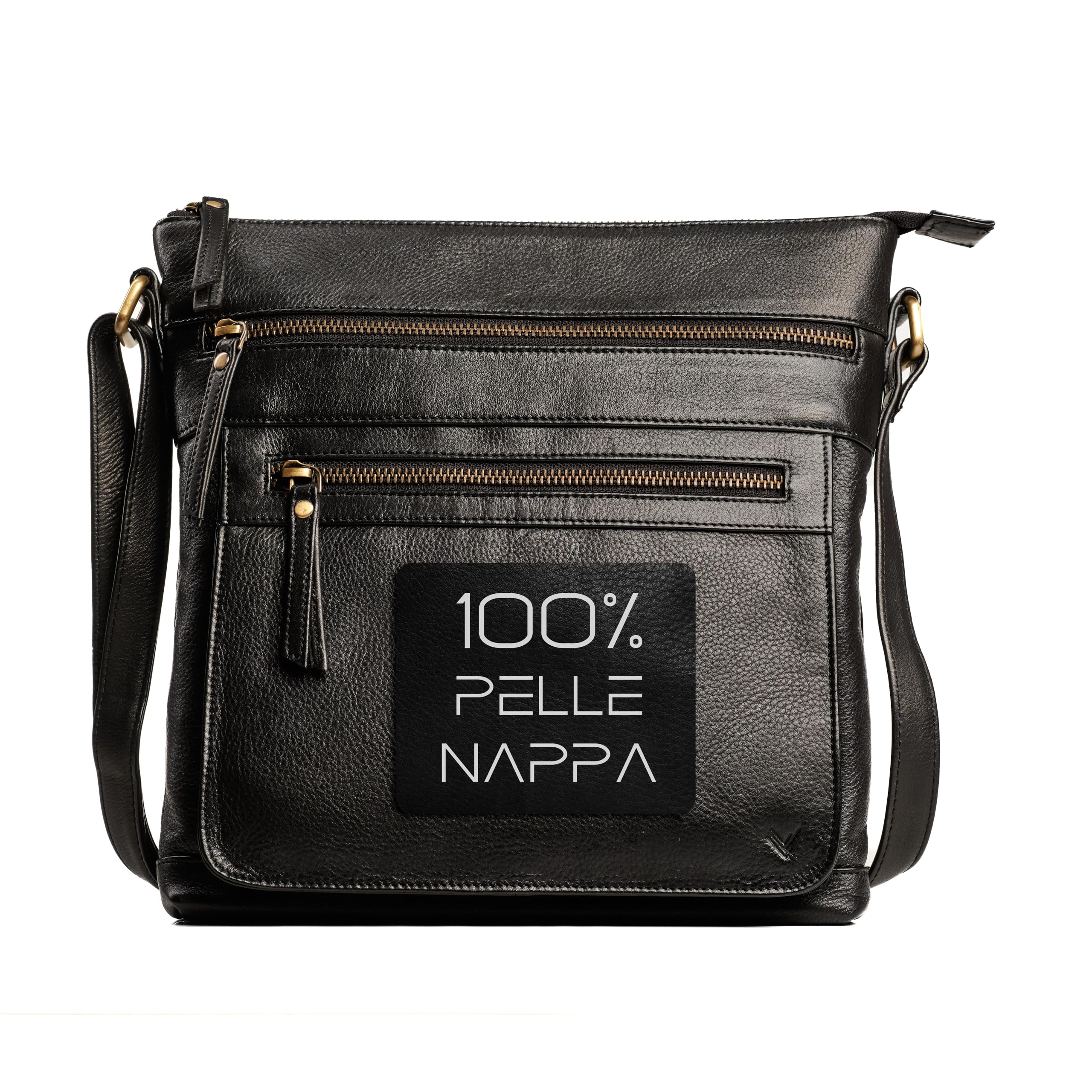 Borsa Donna Tracolla Pelle Alta Qualità - Borsa Tracolla Donna Piccola Multiple Scomparti - Borse a Tracolla Donna - Borsa Donna Firmata - Borse Donna Piccola - Tracolla per Borsa Donna Moda.
