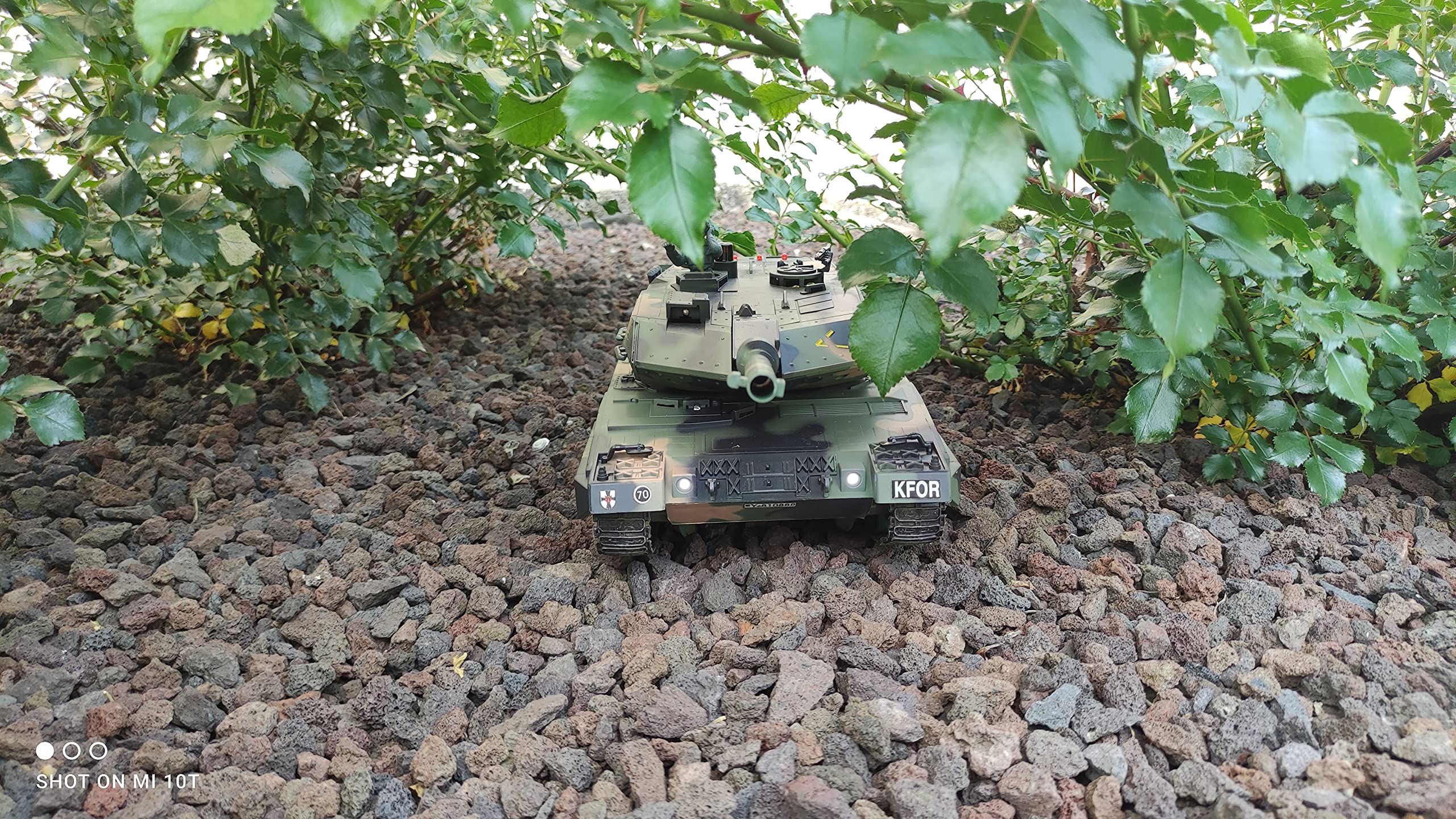 2-częściowy zestaw RC Leopard 2A5 czołg bojowy do wielu potyczek z podczerwienią i 6 mm strzałami Softair BB