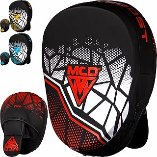 MCD Boxing Pads Adult Focus Pads Boxing Mitts Ideal Sparring Pads Great for MMA, Kickboxing, Martial Arts, Muay Thai, Karate Training Boxing Punch Mitts Punching Pads Focus Mitts