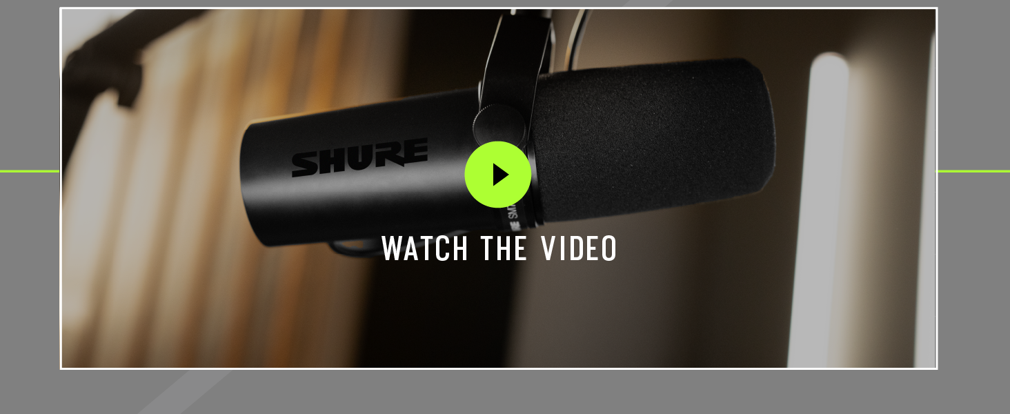 Amazon.com: Shure SM7dB Dynamic Vocal Mic with Preamp for