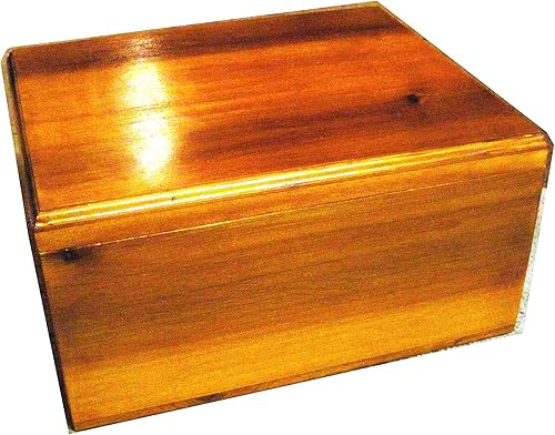 Steve's Gift Shoppe Recuerdo de cedro y cofre del tesoro con acabado frotado francés, tamaño 17 x 14 x 8 pulgadas