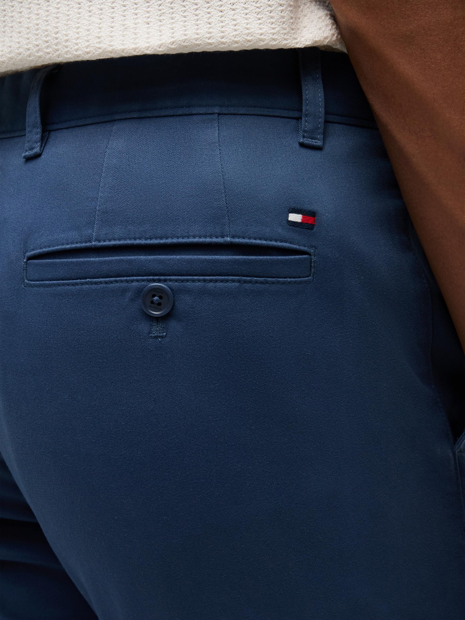 Tommy Hilfiger Uomo Pantaloni Chino Core Denton Essential Twill Straight Fit