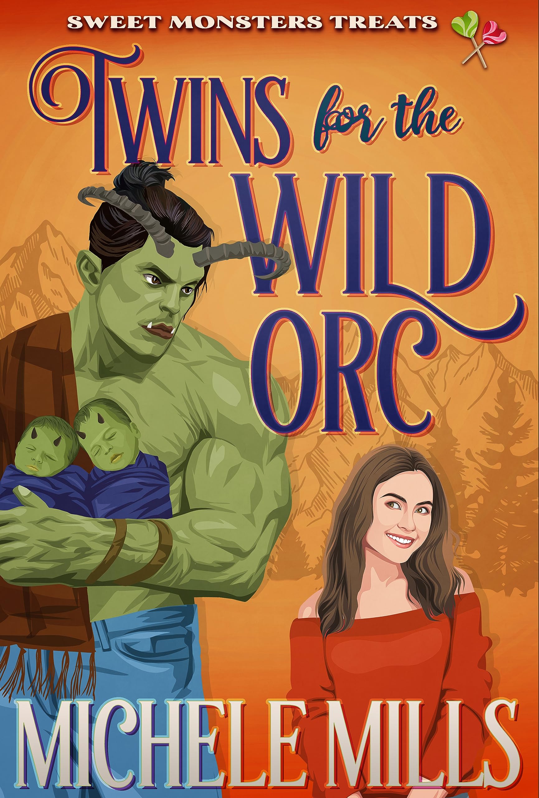 Cover of Twins for the Wild Orc