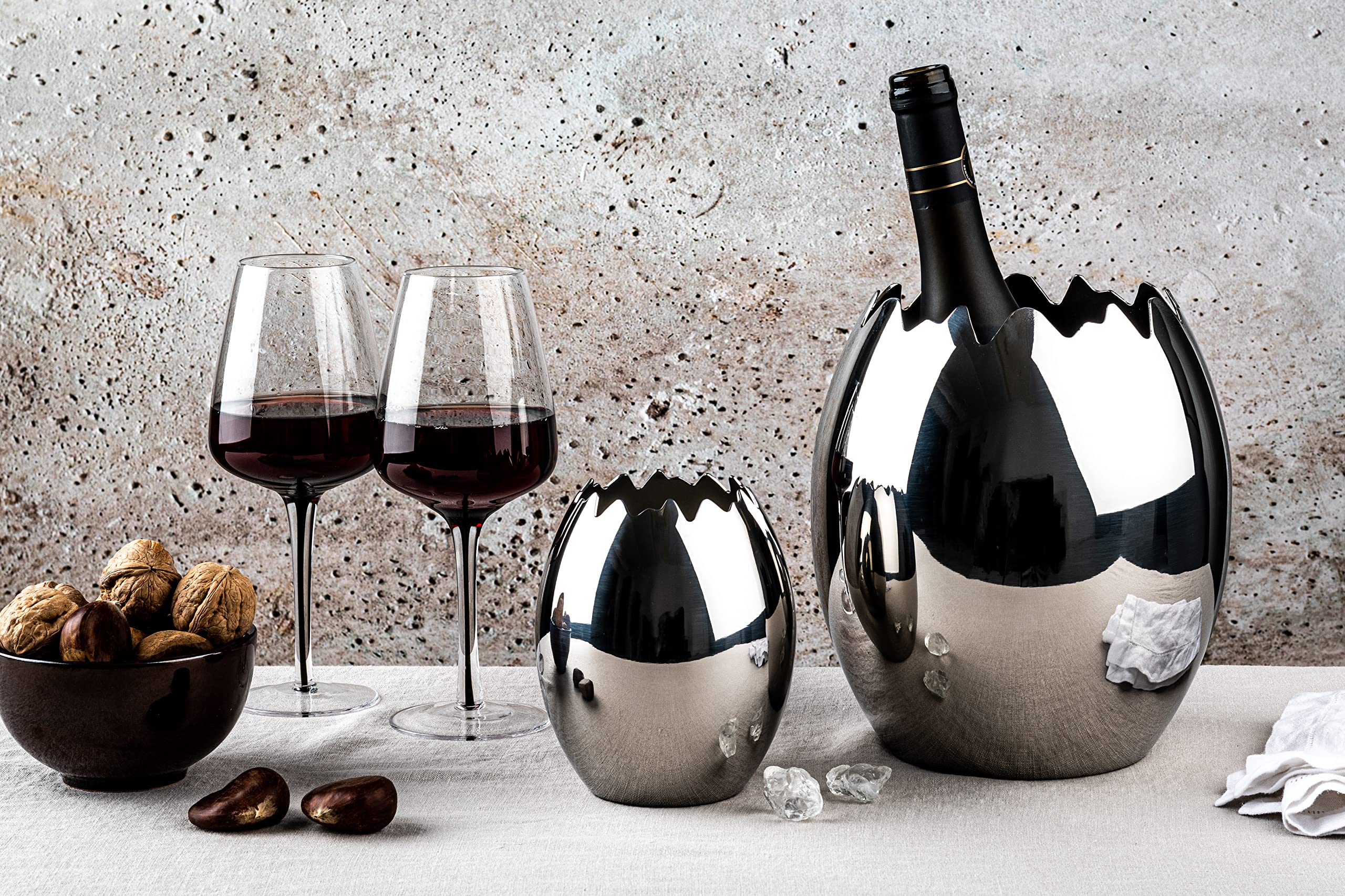 MEPRA Ovo Sparkling Wine Cooler, silver, 230438