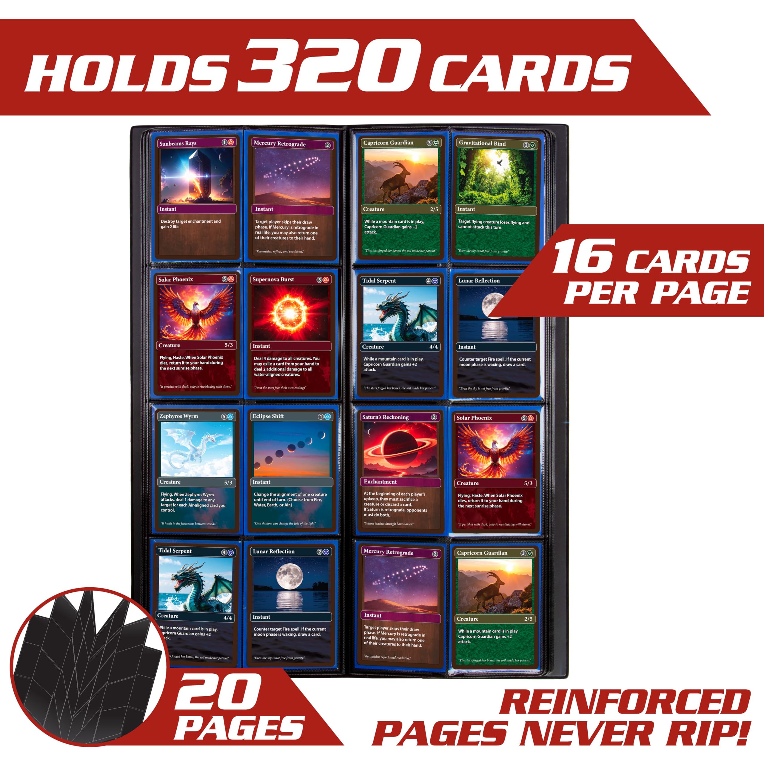 Amazon.com: Monster 8 Pocket Trading Card Album