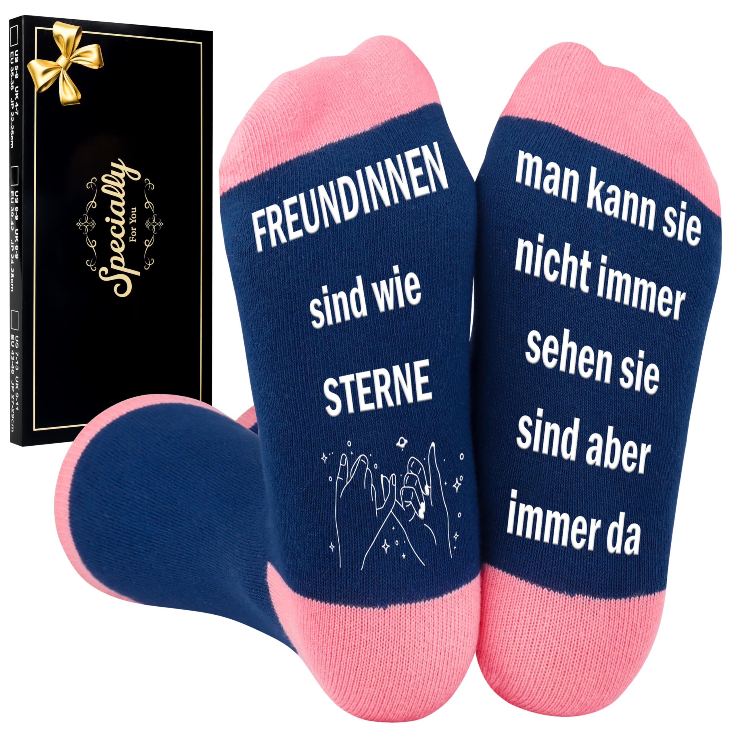 Belloxis Socken Damen Geschenke Geschenk Jahre Geburtstag Mädchen für Stoppersocken