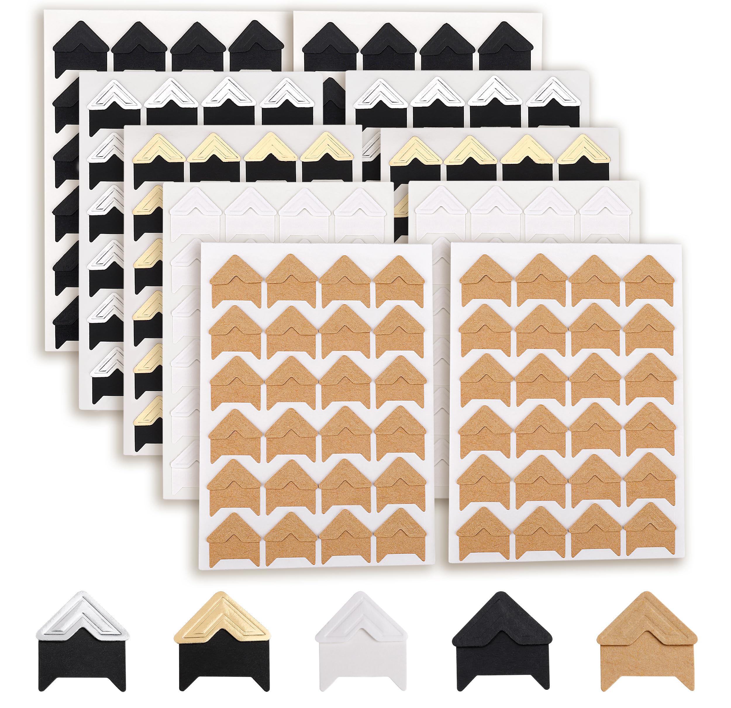 1428 Angoli Per Foto Adesivi Trasparenti, 14 Fogli Per Album Fai Da Te E Scrapbooking &ndash; Ideali Per Conservare I Tuoi Ricordi