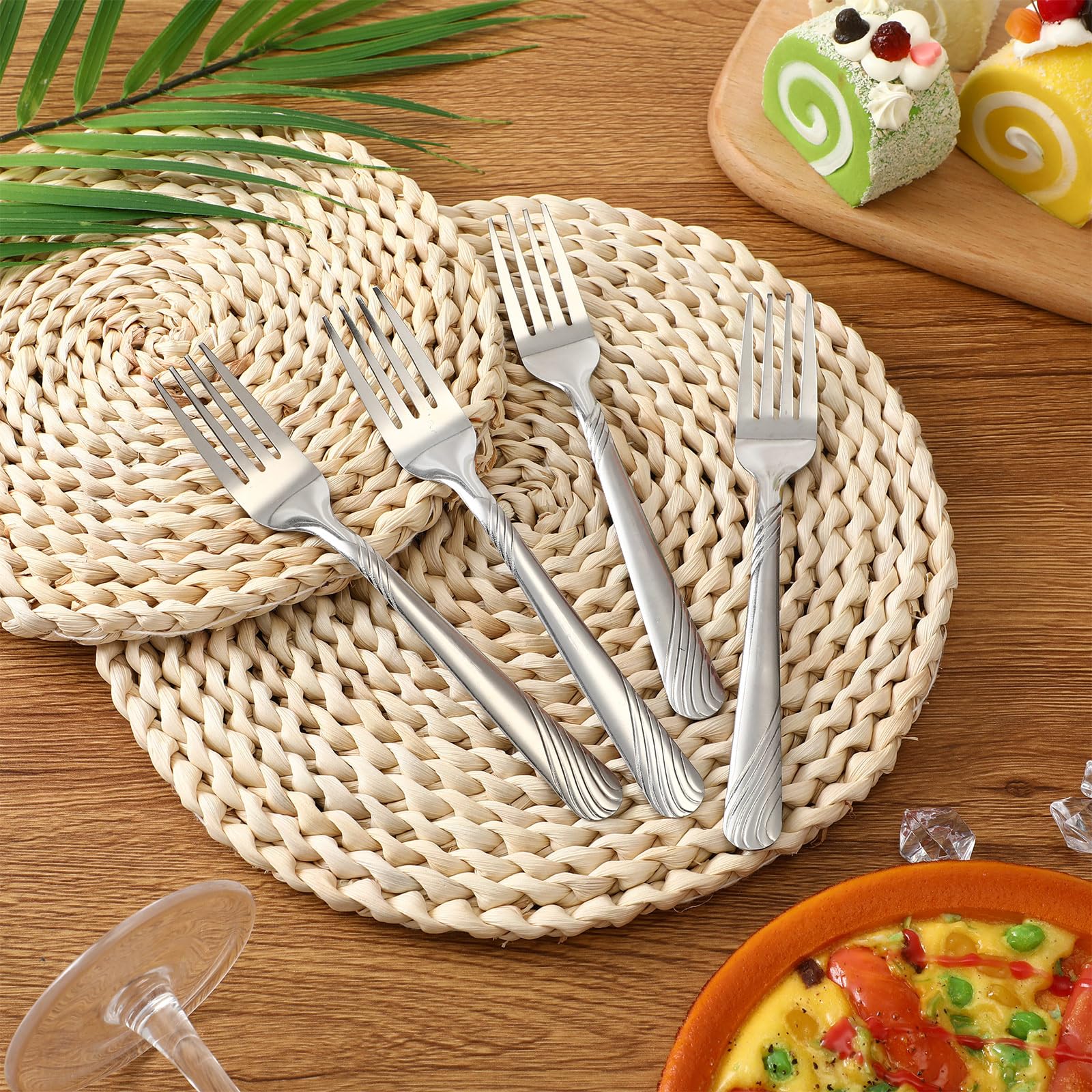 Bulk Stainless Steel Dinner Forks - 320 Pack -7