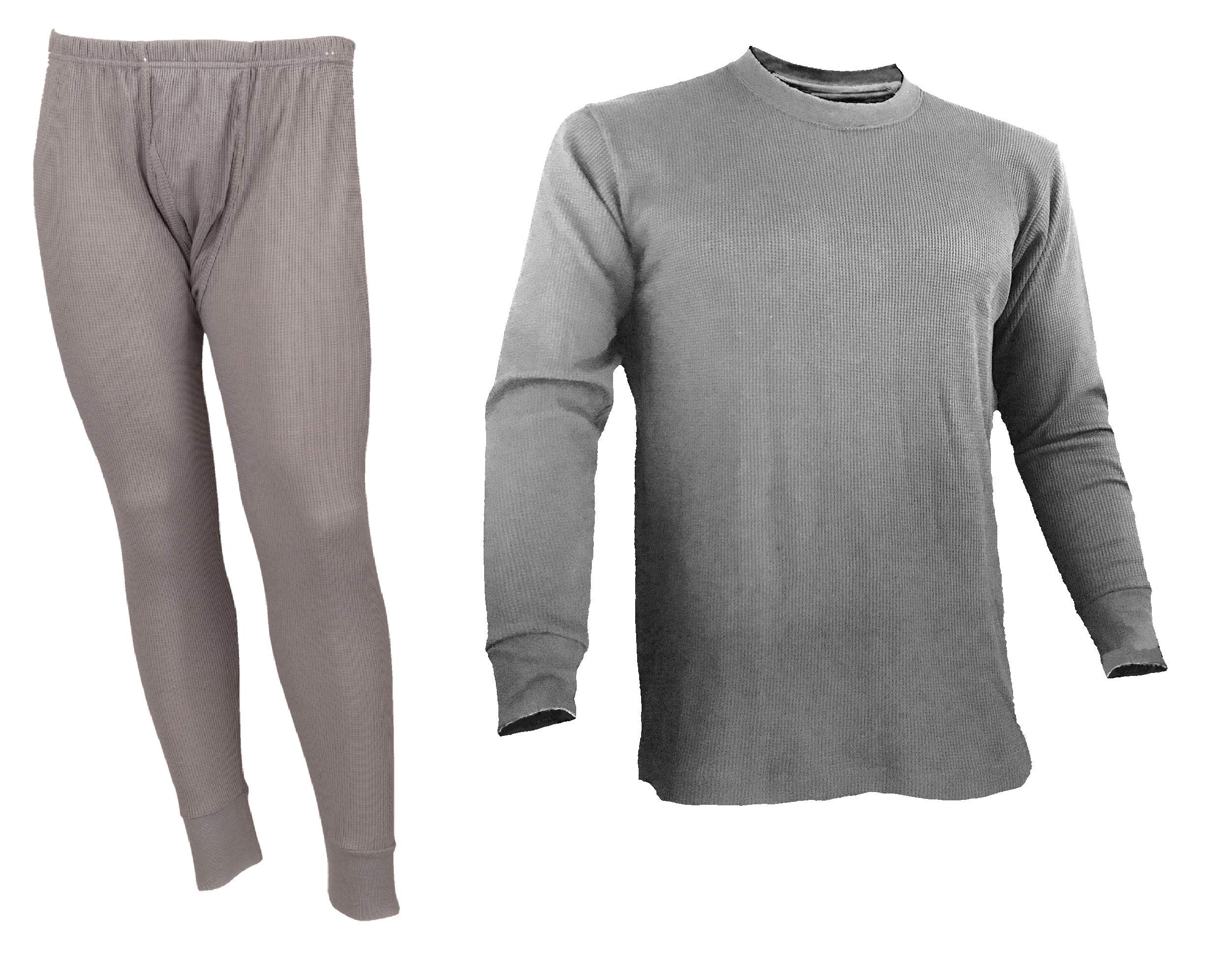 Styllion Cotton Blend Thermal Set (7XL, Gray)