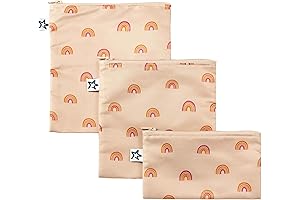 Tiny Twinkle Reusable Snack Bags (Boho Rainbow)