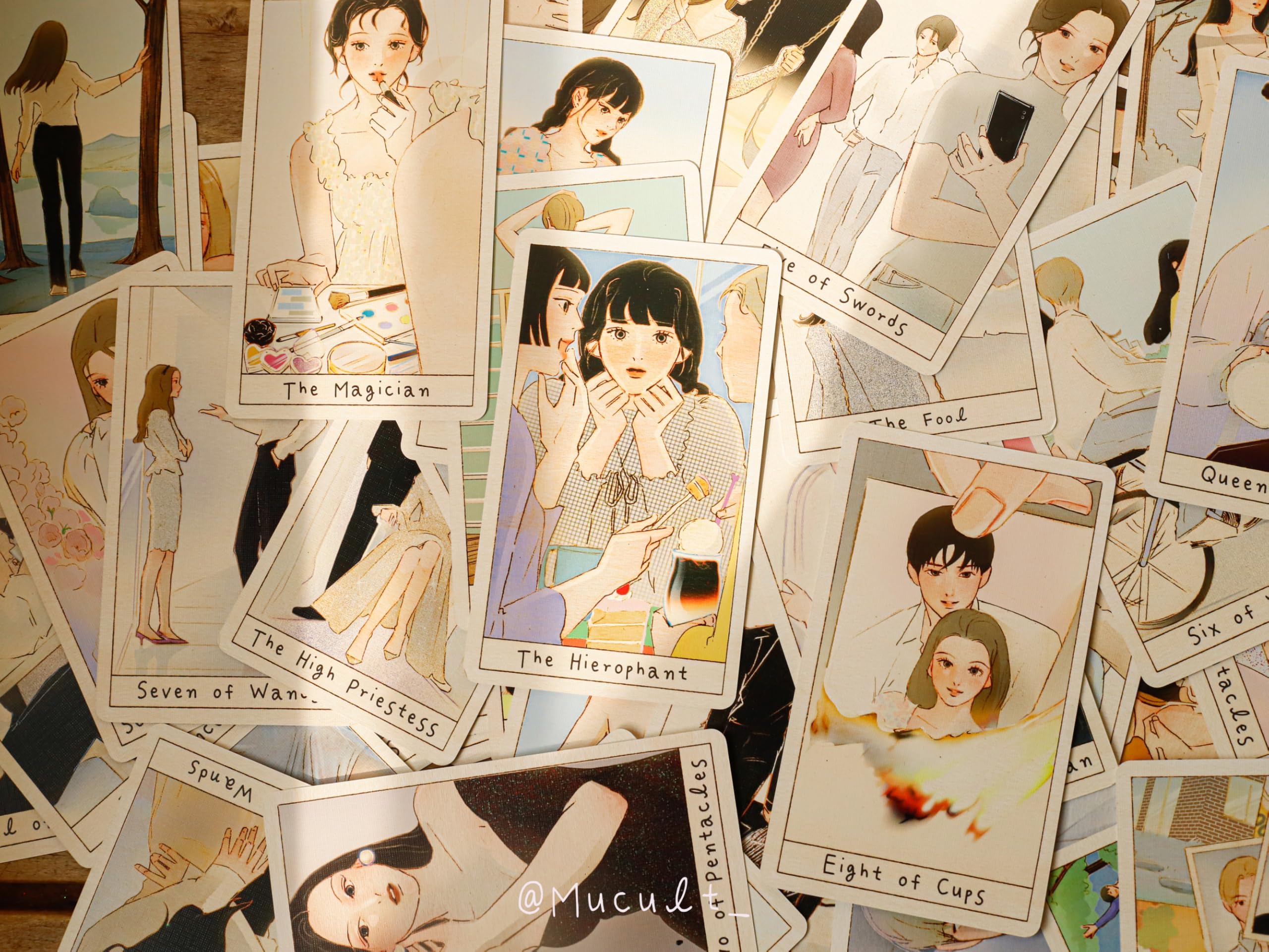 Mucult Love stroy Dive to You tarot