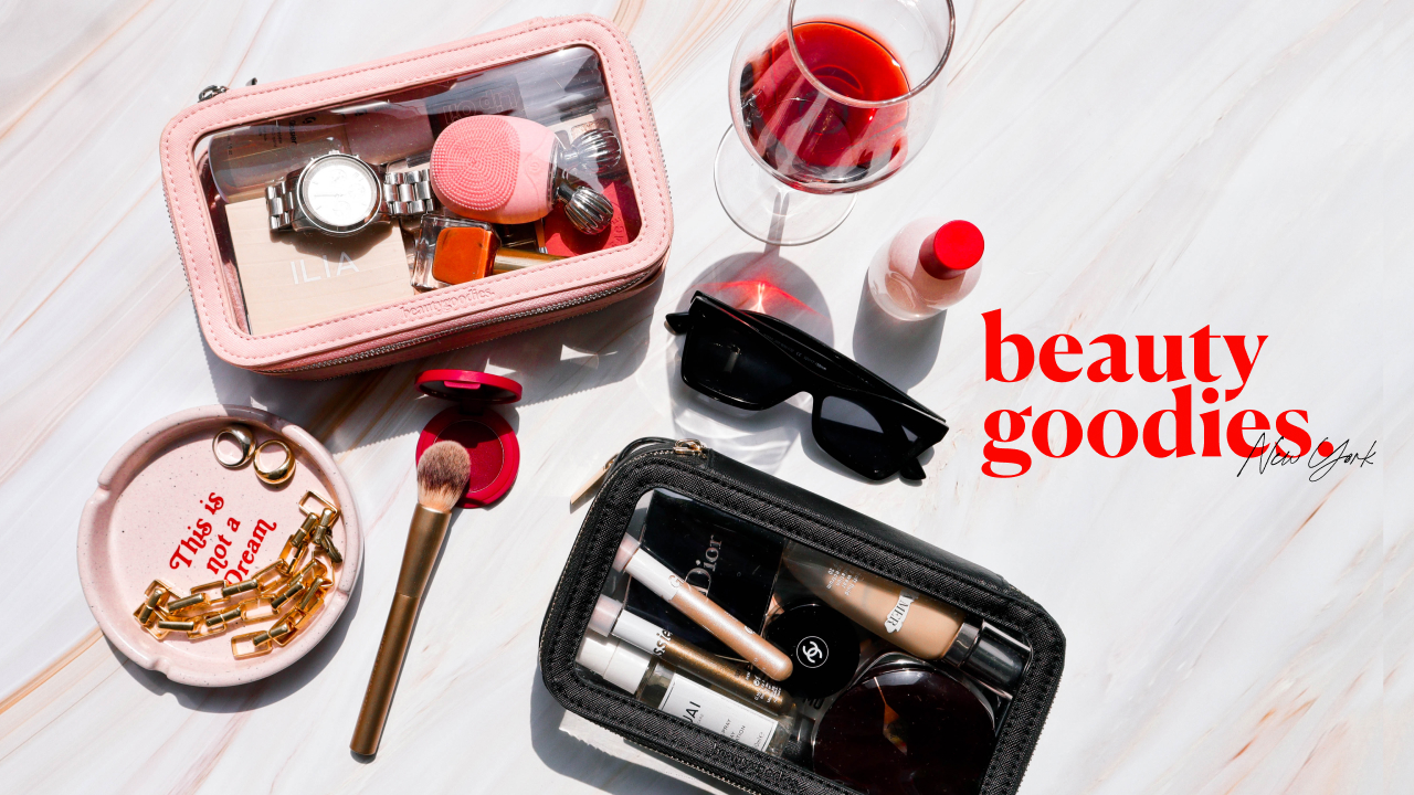 Makeup Bag with Brush Organizer - Dual-Side, Saffiano Leather Cosmetic Organizer with Clear TSA Compliant Compartments… - Image 8