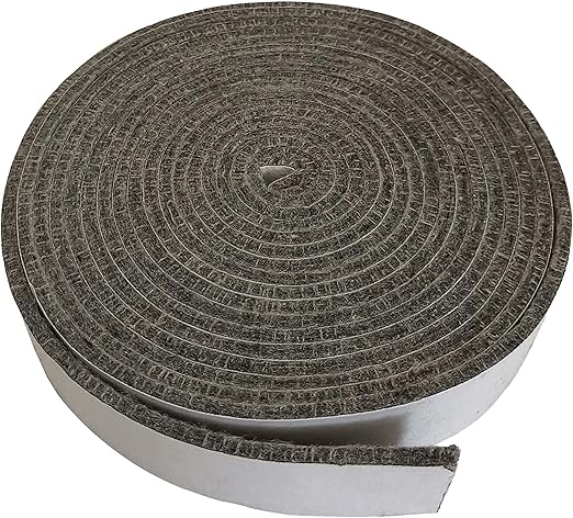 Smoker Gasket for Green Egg,High Temp Grill Gasket Replacement Fit Large/XLarge Bigs Green Egg BBQ Smoker Gasket Pre-Shrunk Accessories Self Stick Felt 14ft Long, 7/8" Wide, 1/8" Thick,Green Egg Parts