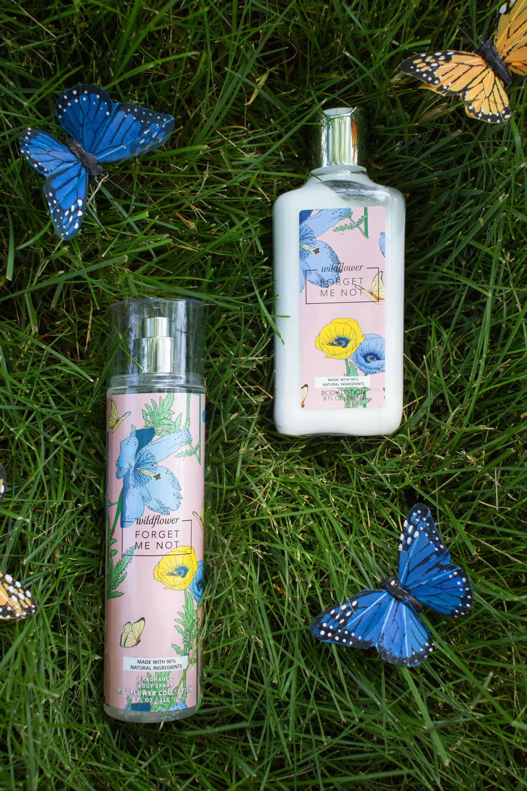 So French Wildflower Collection Body Mist and Lotion Set (Forget Me Not)