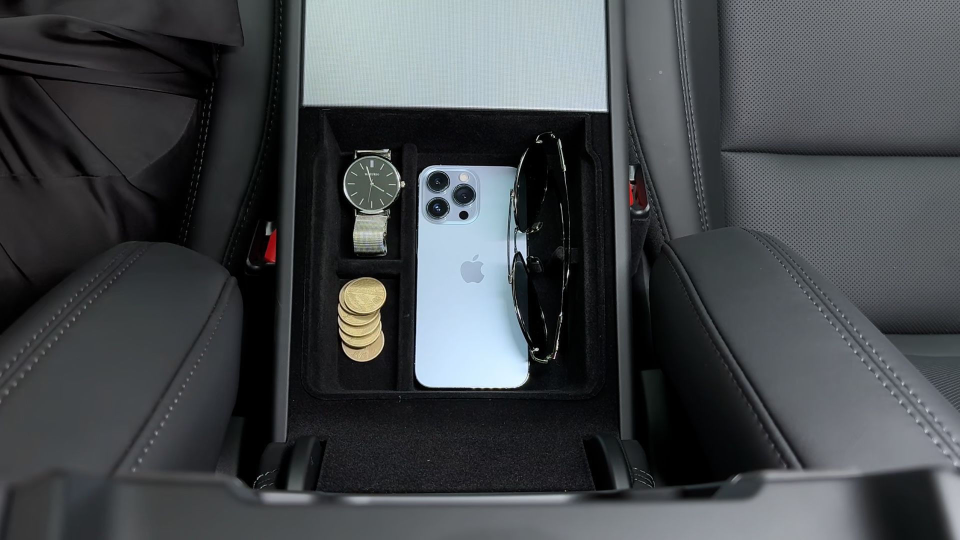 Tesla Model Y Juniper Orta Konsol Düzenleyici - Araca Birebir Uyumlu Organizer F