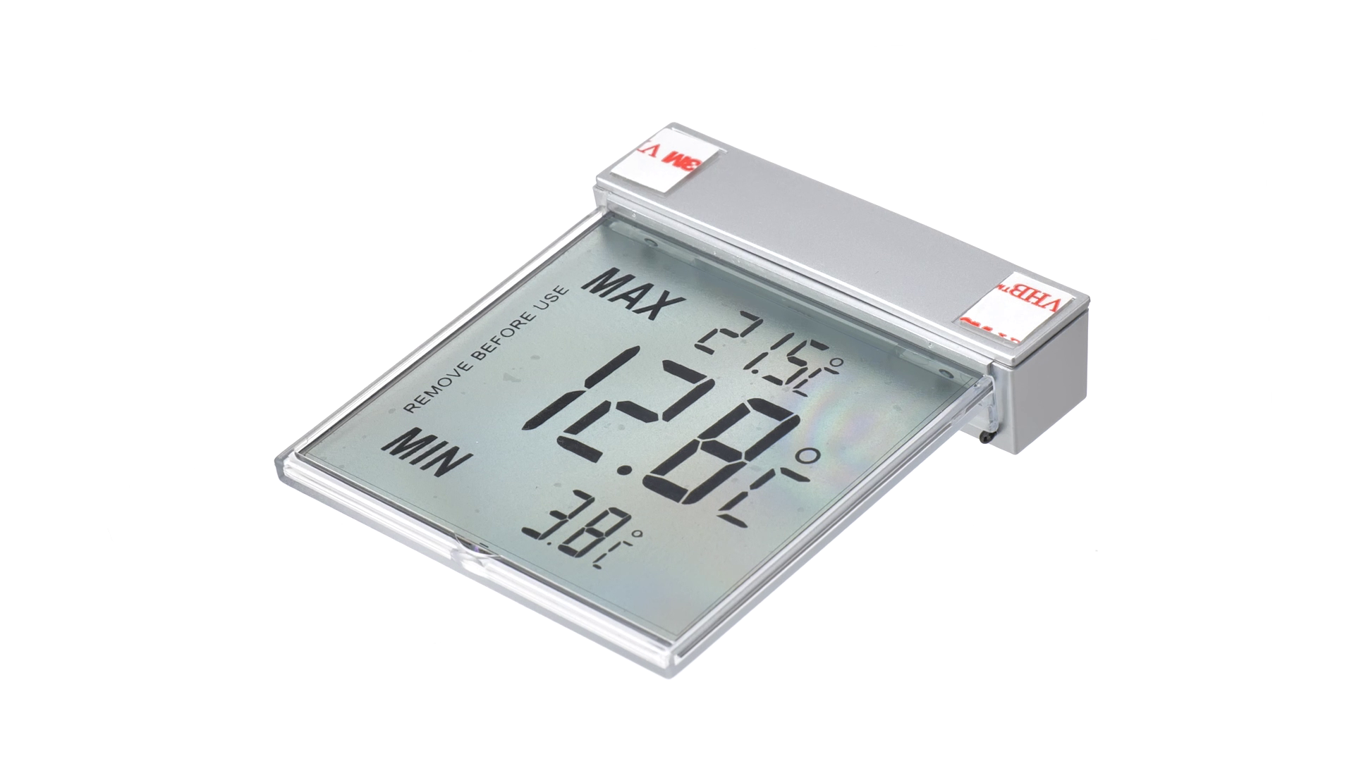 TFA Dostmann Digital Window Thermometer Vision , 30.1025, Large Display For Reading The Outside Temperature, Maximum And Minimum Values, Weatherproof