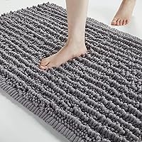 Vista 1 de FLOLEOPA Alfombras de baño de microfibra suave y esponjosa, tapetes de baño absorbentes, antideslizantes, lavables a máquina y de secado rápido