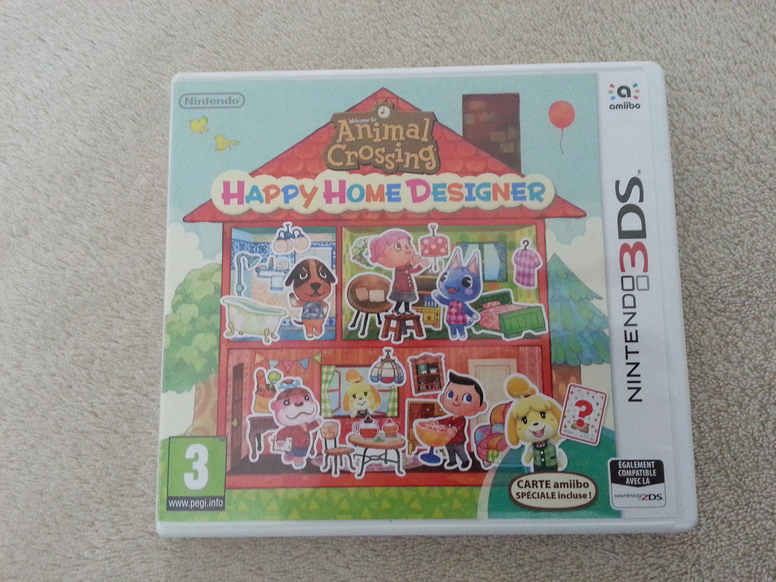 Animal Crossing : Happy Home Designer + 1 Carte Amiibo 'Animal Crossing'