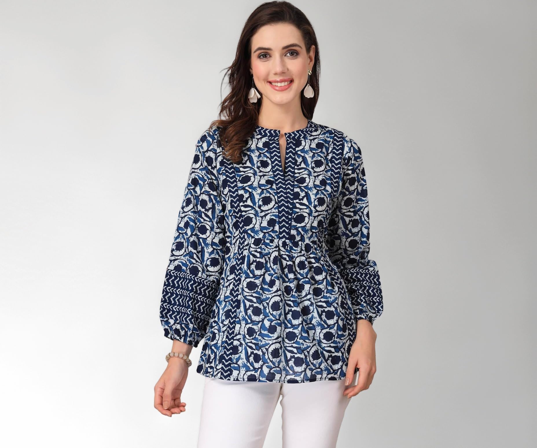 Stylum Women's Floral Printed Cotton Top